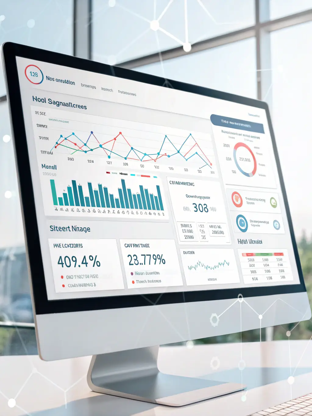 An AI interface analyzing Google Ads data, illustrating the use of artificial intelligence to enhance campaign targeting and efficiency.